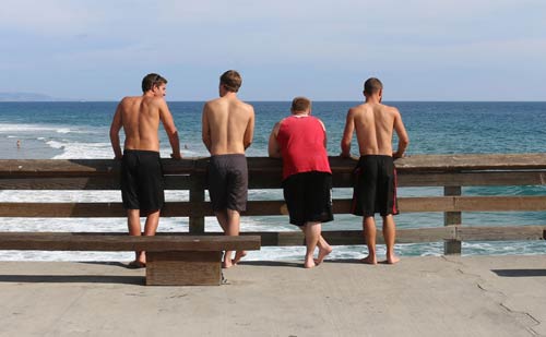 The Pacific Ocean minutes from campus