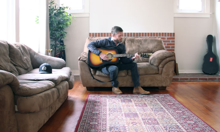 Downtime at the house with music